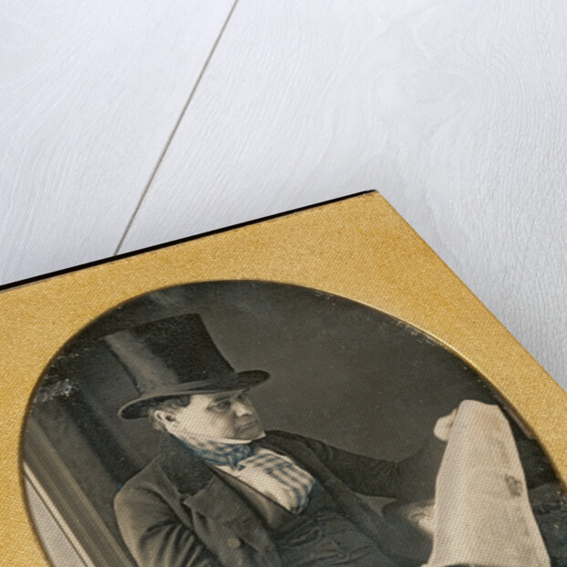 Portrait of a Man Reading a Newspaper by John Plumbe