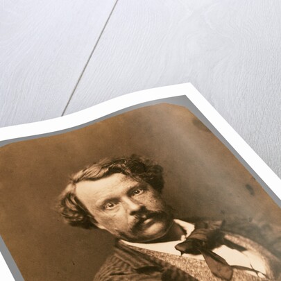 Self portrait in striped coat, Félix Nadar by Nadar [Gaspard Félix Tournachon]
