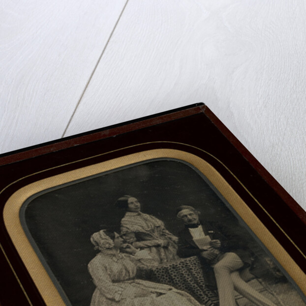 Portrait of Jean-Gabriel and Anna Eynard with Madame Charrière by Jean-Gabriel Eynard
