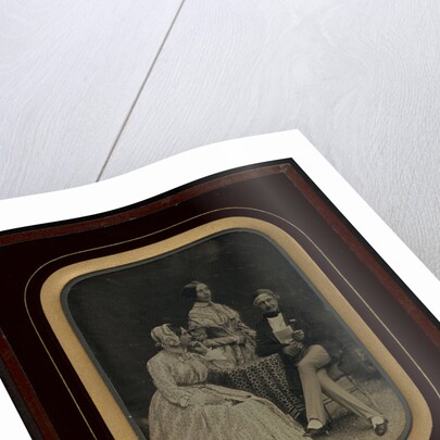 Portrait of Jean-Gabriel and Anna Eynard with Madame Charrière by Jean-Gabriel Eynard
