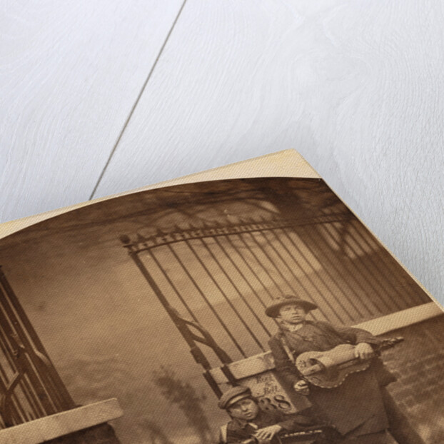 Les Petits Savoyards (Street Musicians) by Camille Silvy
