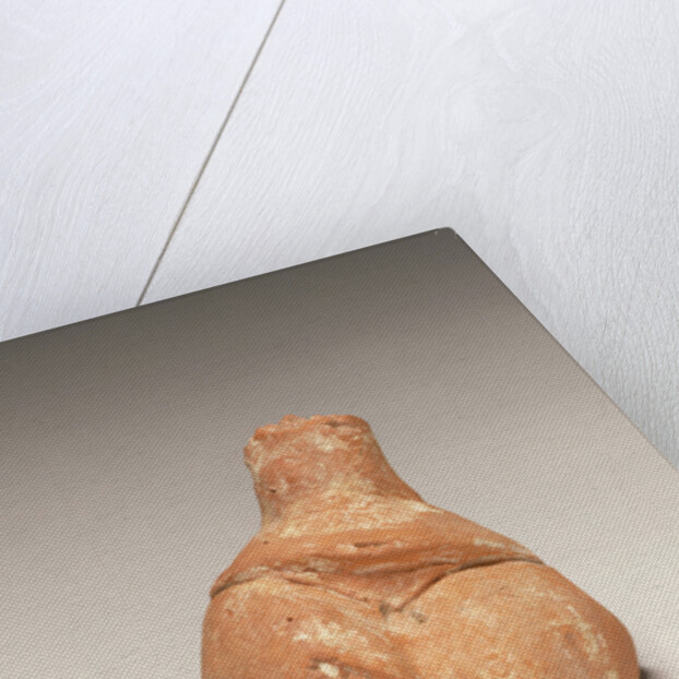 Fragmentary Neolithic seated female figurine by Anonymous