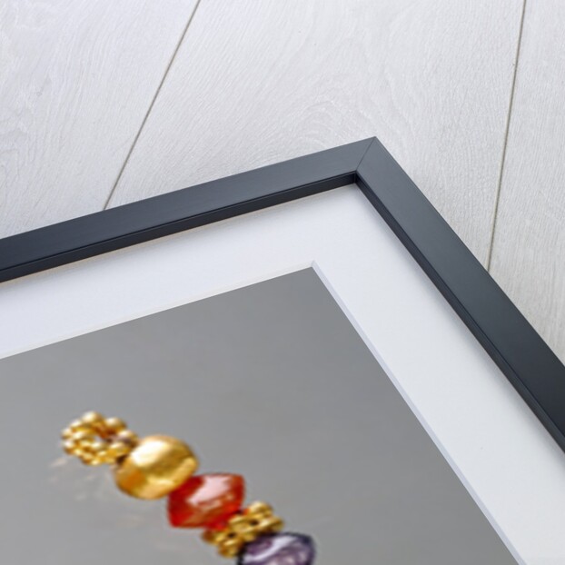 Twenty-eight miscellaneous beads and one stud by Anonymous