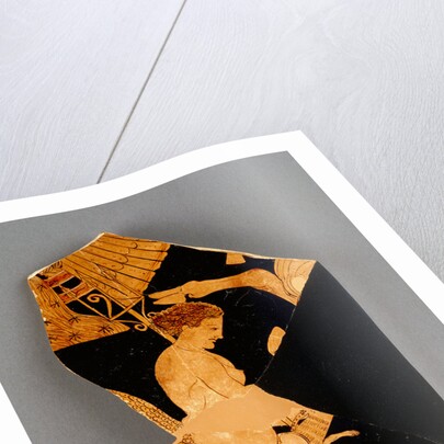 Fragment of an Apulian Red-Figure Bell Krater by Black Fury Group