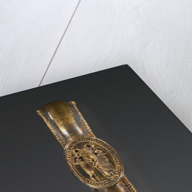 Ring with oval bezel by Anonymous