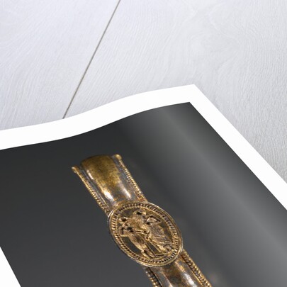 Ring with oval bezel by Anonymous