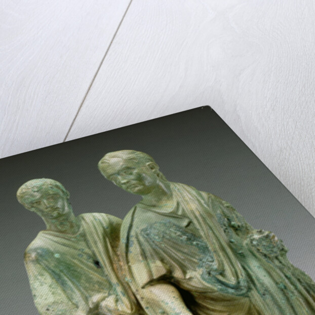 Relief Fragment of Two Men by Anonymous