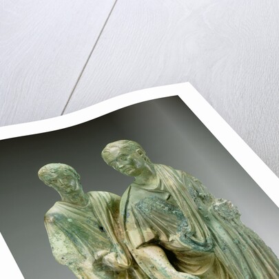 Relief Fragment of Two Men by Anonymous