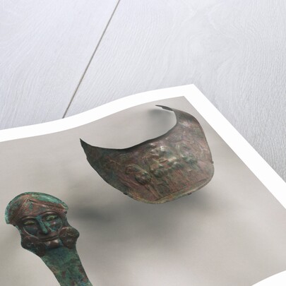 Group of Armor for Horses: Prometodpidia (2) and Breastplates (2) by Anonymous