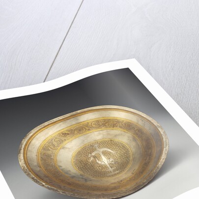 Bowl with Anchor and Dolphin Medallion by Anonymous