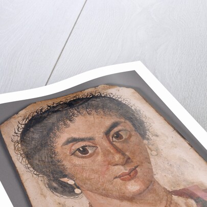 Mummy Portrait of a Young Woman by Anonymous