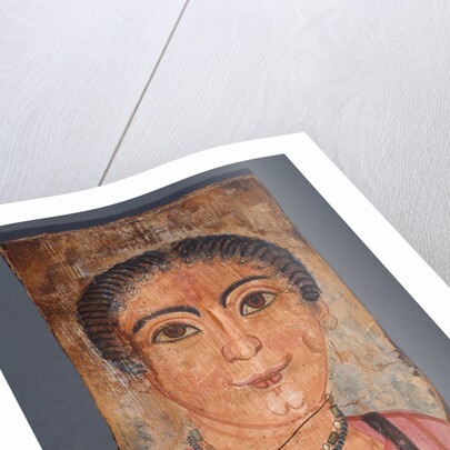 Mummy Portrait of a Woman by Anonymous