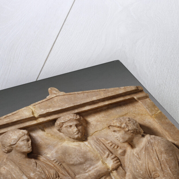 Grave Naiskos of Theogenis with her Mother, Nikomache, and her Brother Nikodemos by Anonymous