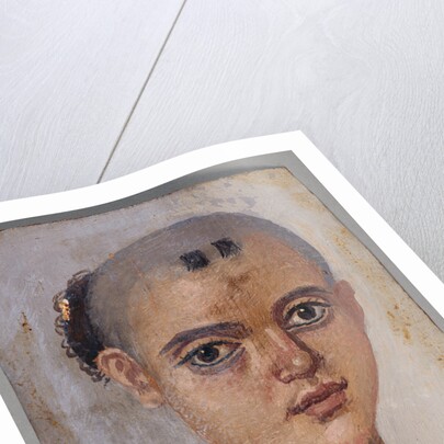 Mummy Portrait of a Youth by Anonymous