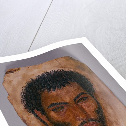 Mummy Portrait of a Bearded Man by Anonymous