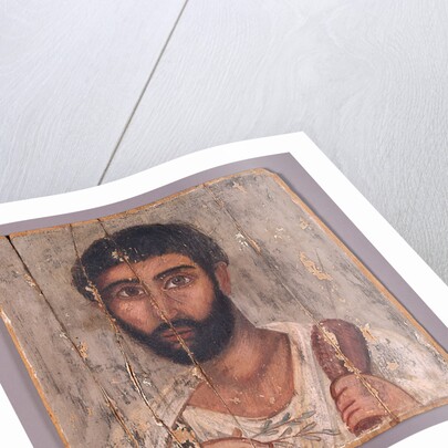 Portrait of a Bearded Man from a Shrine by Anonymous