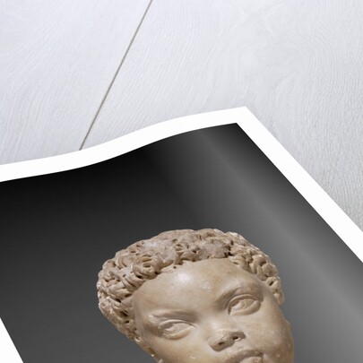 Portrait Head of an African Child by Anonymous