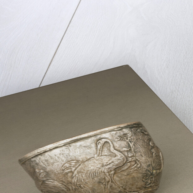 Bowl with Cranes by Anonymous
