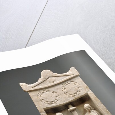 Grave Stele of Herophanta and Posideos by Anonymous