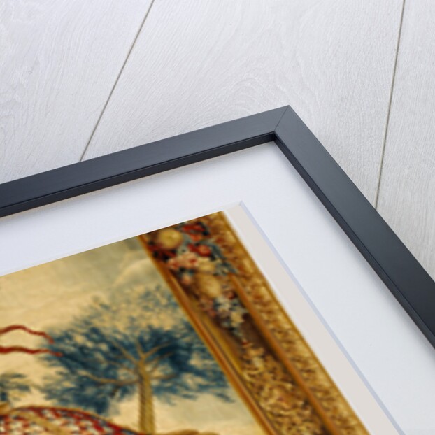 Tapestry: Le Thé de l'impératrice, from L'Histoire de l'empereur de la Chine Series by Beauvais Manufactory