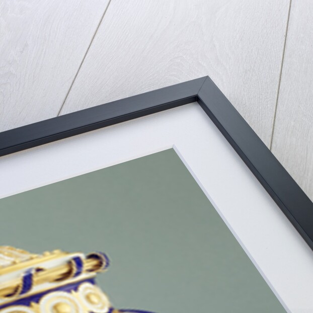 Vase (vase à chaîne or vase à côte de melon) by Sèvres Manufactory