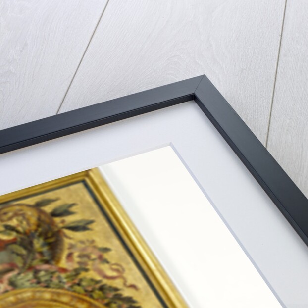 One painted panel by Anonymous