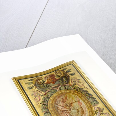 One painted panel by Anonymous