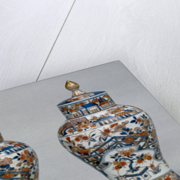 Garniture of Three Vases by Anonymous