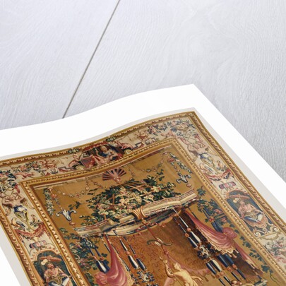 Tapestry: L'Offrand à Bacchus from Les Grotesques Series by Anonymous