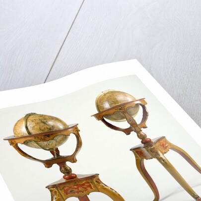 Pair of Globes by Jean-Antoine Nollet