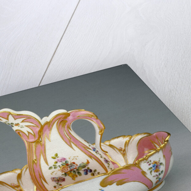 Ewer and Basin (broc et jatte feuille d'eau, première grandeur) by Jean-Claude Duplessis père