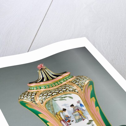 Vase (pot-pourri fontaine ou à dauphin) by Charles-Nicolas Dodin