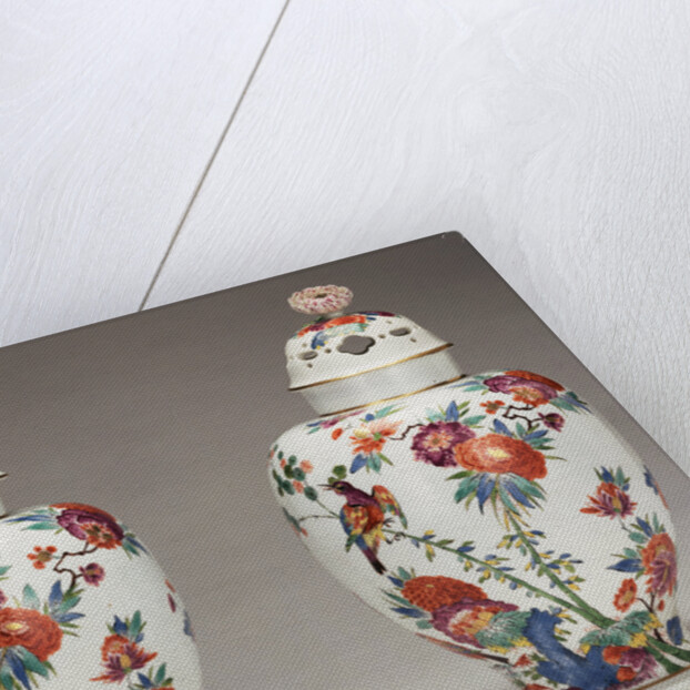 Pair of Lidded Vases by Meissen Porcelain Manufactory