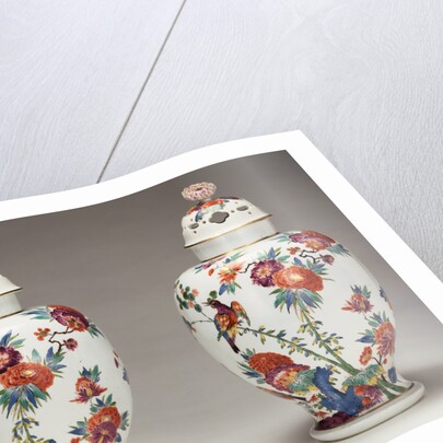 Pair of Lidded Vases by Meissen Porcelain Manufactory