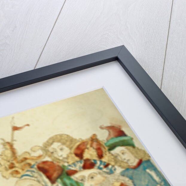 Pagan and Christian Scholars Debating before King Avenir and Josaphat by Follower of Hans Schilling