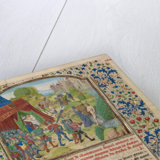 Alexander's Illness at the Cydnus River and the Death of Sisinnes by Master of the Jardin de vertueuse consolation and assistant