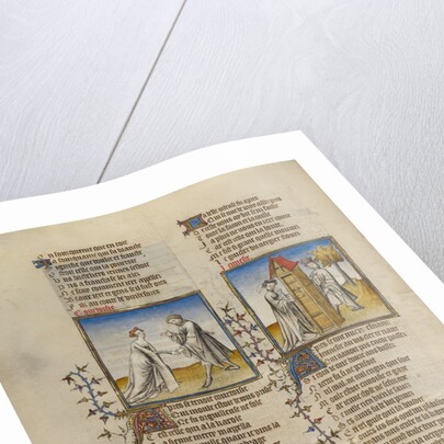 Courtesy with a Knight, Idleness Opening the Door for the Lover by Anonymous