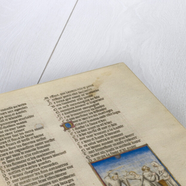 A Husband Beating his Wife with a Stick by Anonymous