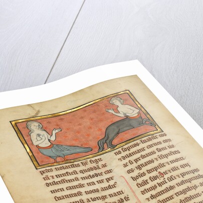 A Siren and a Centaur by Anonymous