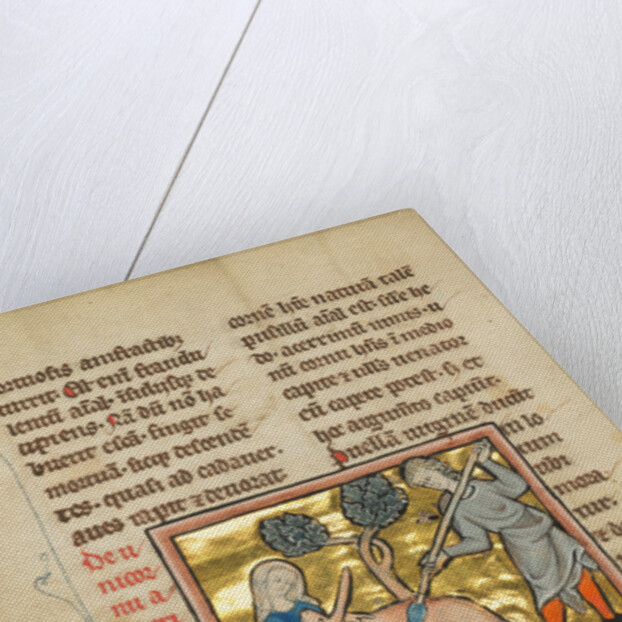 A Unicorn with its Head in the Lap of a Maiden by Anonymous