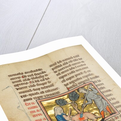 A Unicorn with its Head in the Lap of a Maiden by Anonymous