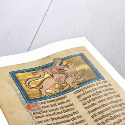 Samson Fighting a Lion by Anonymous