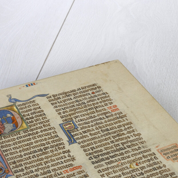 Initial Q: A Judge Pointing to Two Men with a Ram by Anonymous