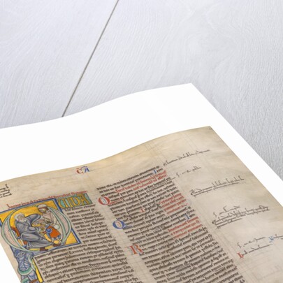 Initial Q: An Abbot Receiving a Child by Anonymous