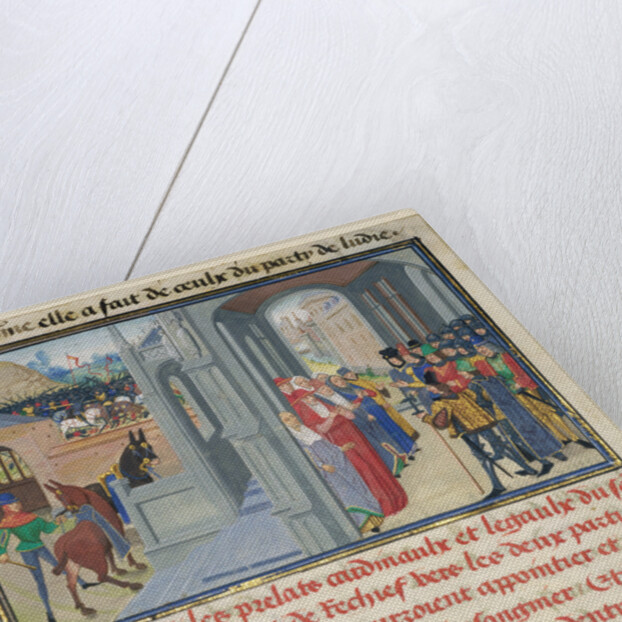 The Representatives of the Pope Attempting to Reconcile the Fighting Parties by Loyset Liédet