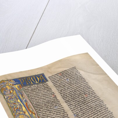 Initial I: Scenes of Secular and Ecclesiastical Justice by Anonymous