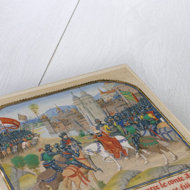 The Battle Between Arnault de Lorraine and His Wife Lydia by Loyset Liédet