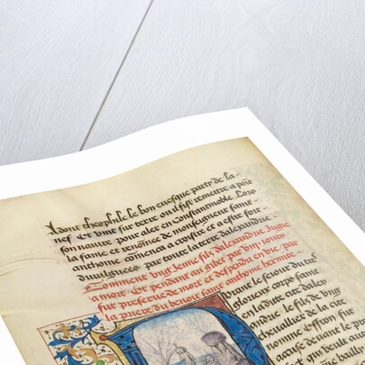Initial D: Saint Anthony Raising a Dead Man by Master of the Brussels Romuléon