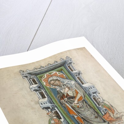 Saint Hedwig of Silesia with Duke Ludwig I of Liegnitz and Brieg and Duchess Agnes by Court workshop of Duke Ludwig I of Liegnitz and Brieg