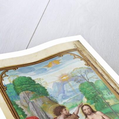 The Baptism of Christ by Simon Bening